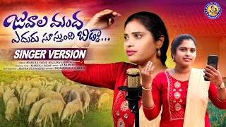 JUWALA MANDA EDURUCHOOSTUNDI BIDDA  SINGER VERSION  FOLK SONG 2024 MANJULAYADAV [upl. by Gavrah]