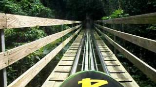 MYSTIC MOUNTAIN BOBSLED OCHO RIOS JAMAICA FULL RIDE RECORDED [upl. by Noillimaxam]