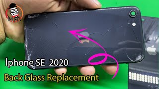 iPhone SE 2020 Back Glass Replacement witch out Lazar MachineBack Glass Change [upl. by Gayner257]