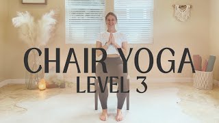 Chair Yoga for Seniors  Level 3 [upl. by Mitman188]