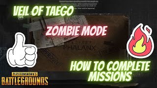 EVERYTHING YOU NEED TO KNOW ABOUT PUBG VEIL OF TAEGO Mission 1 2 amp 3 and How to complete it [upl. by Perl]