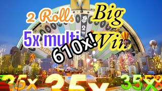 Monopoly 2 Rolls with 5x Multi Big win Oct 23 2024 [upl. by Izawa]