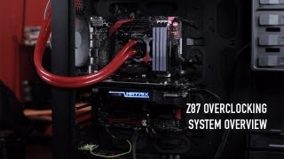 Z87 Epic Overclocking System Overview  4770K 7970 Matrix Dominator RAM Koolance Radiator [upl. by Yenolem559]