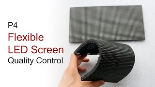 P4 Flexible LED Screen Quality ControlBIBI LED（Brazil） [upl. by Sitra]