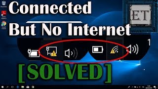 How To Fix WiFi Connected But No Internet Access Windows 10 8 7 [upl. by Eckhardt]