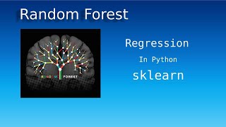 Random Forest Regression in Python sklearn [upl. by Mada]