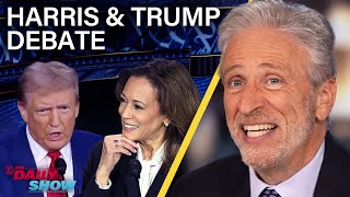 Jon Stewart Tackles Harris amp Trumps Debate and What This Means for the Election  The Daily Show [upl. by Roarke]