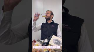 Ostriche e Franciacorta Biologico Cosa ne pensate ostriche ostrica huitres [upl. by Naneik]