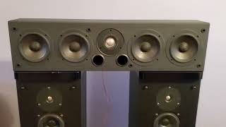 Polk Audio CS350LS Center Channel Demo [upl. by Boycey]