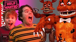 Halloween Nightmare with Five Nights At Freddys Help Wanted Jump Scare Ethan [upl. by Kall]