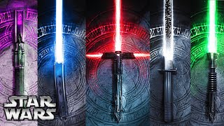 Every Single Lightsaber TYPE  VARIANT Explained All Known 25 Types 2022 UPDATED CANON [upl. by Llebanna312]