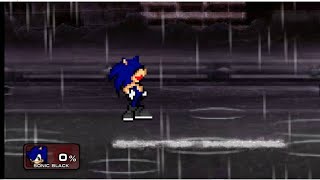 Black Sonic vs Sonic and Black Sonic Rose vs Hyper Sonic RPG 10 beta test Black Sonic [upl. by Anneiv]