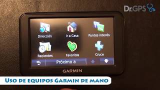 Video Tutorial Gps Garmin Nuvi guía de uso básico [upl. by Alaet]