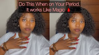 Do This When On Your Periods It Works Like Magic Period Life Hack Every Girl Must Know  Samuperty [upl. by Semreh]