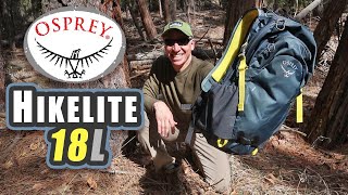 Osprey Hikelite 18 DAY PACK Review [upl. by Ihcas844]