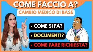 Come cambiare il MEDICO DI BASE👨‍⚕️👩‍⚕️🩺 [upl. by Tterrab33]