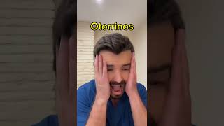 El terror de la gente normal vs el de un otorrino 👂orl humor medicina sanidad [upl. by Wauters]