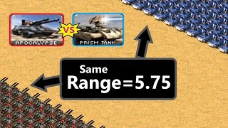 Prism Tanks with normal Range  Same Cost  Red Alert 2 [upl. by Arraeic740]