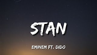 Eminem  Stan Lyrics ft Dido [upl. by Cirderf]