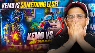 Kemo Vs Streamer 🔥 Reacting To Kemo Conqueror 1v4 Clutches [upl. by Yelraf]