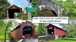 Scenes from a road trip Chambersburg Pa Area Covered Bridges roadtrip franklincounty bridges [upl. by Granger]