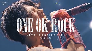 「vol2」 후반전 가볼까｜ONE OK ROCK 라이브 모음 2탄 full ver 가사 해석 [upl. by Eilac]