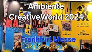 Ambiente CreativeWorld 2024  Hobby amp Basteln  Frankfurt Messe 2024 [upl. by Ahsieyn701]