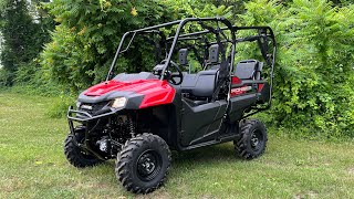 The GOAT of side by sides just came to our farm Honda pioneer 700 review honda sidebyside atv [upl. by Haraj]