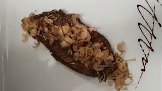 Recette de Cuisine LOnglet de Boeuf à Léchalote [upl. by Marchal]