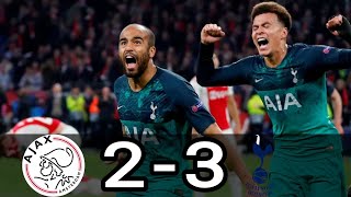 Ajax vs Tottenham 23 ESPN Relato Miguel Simón UCL 2019 [upl. by Pincus]