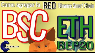 Instalar BINANCE SMART CHAIN y agregar token ETH BEP20 en Metamask [upl. by Alvy765]