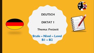 DIKTAT 1 DEUTSCH B1B2 FREIZEIT [upl. by Hanleigh82]