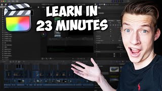 Final Cut Pro X Tutorial for Beginners 2023  Everything You NEED to KNOW [upl. by Auburn]