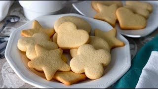 Galletas de MANTEQUILLA 🌟 Muy Fáciles [upl. by Valerlan]