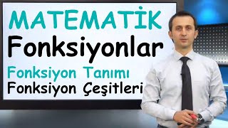 Fonksiyonlar 1  Fonksiyon Çeşitleri birebir örten içine sabit birim vb  MATEMATİK  XDERS [upl. by Davina]