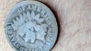 My first Metal detecting video Newaygo Michigan  My oldest find ever [upl. by Airamanna899]