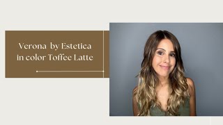 Estetica Designs  VERONA wig review  Toffee Latte [upl. by Charters]