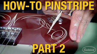 How To Pinstripe Custom Pinstripes with Rick Harris amp Kevin Tetz  Pt2 of 3  Eastwood [upl. by Eahs]