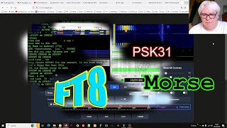 PhantomSDR mit fldigi 🌎 quotGeräusche dekodierenquot ► PSK31 · FT8 · Morse Code ► Decoding signals [upl. by Jansen630]