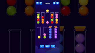 Ball Sort Level 9 Walkthrough Solution AndroidiOS [upl. by Coad]