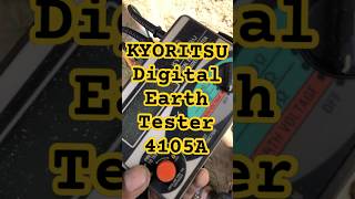 Kyoritsu digital earth tester shorts earth tester [upl. by Annawit]