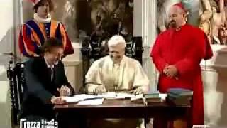 Incontro Papa Ratzinger e Commercialista  Imitazione di Maurizio Crozza [upl. by Pascoe]