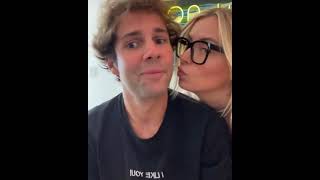 Corinna Kopf gives David Dobrik a birthday kiss 😘 [upl. by Nnaycart]