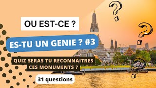 Quiz monuments  Connaissezvous Vraiment le Monde  Testez vos Connaissances Géographiques  🌍🧠 [upl. by Cissiee]