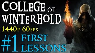 Skyrim SE  College of Winterhold 1 First Lessons [upl. by Lemmy]