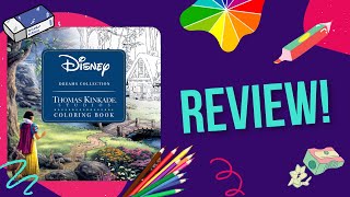 Dreams by Thomas Kinkade  Colouring Book Review [upl. by Mandle]