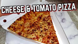 SBARRO Cheese And Tomato Pizza Food Review [upl. by Icnan]