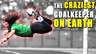 The Crazy World of Rene Higuita  Scorpion Kick Sweeper Keeper football highlights soccer [upl. by Anoy]