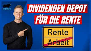 Mein Dividenden Depot für die Rente 2024  So würde ich es bauen [upl. by Drape911]