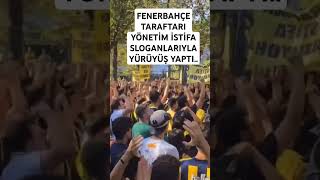 FENERBAHÇE TARAFTARI YÖNETİMİ İSTİFAYA DAVET ETMEK İÇİN YÜRÜYÜŞ YAPTI fenerbahçe fb alikoç gf [upl. by Beghtol]